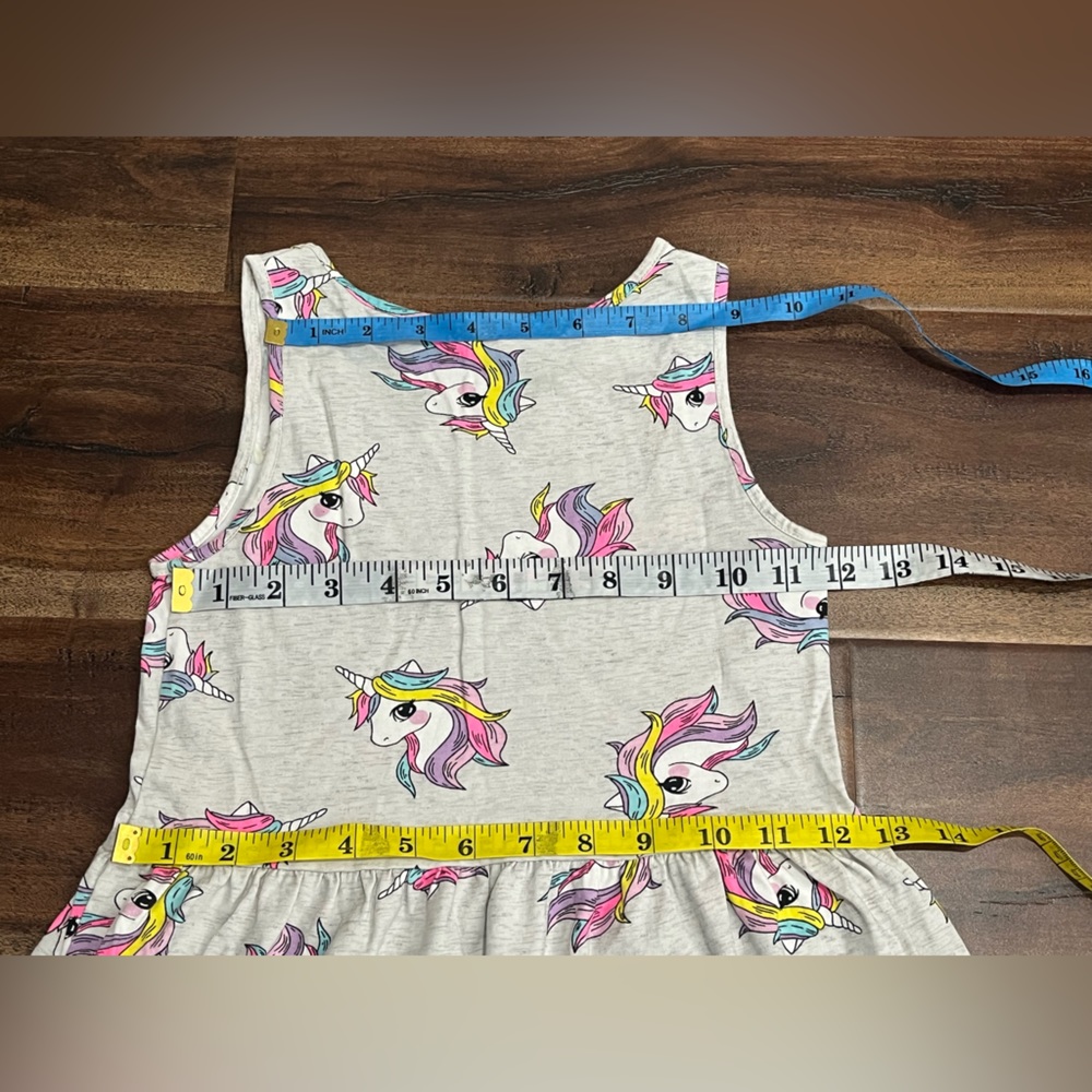 H&M Unicorn Design Girl Dress - Picture 3 of 9